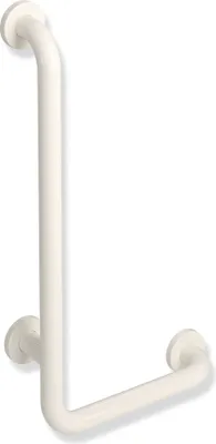 Produktbild von HEWI Winkelgriff Ser 801, d:33, AM:600mm, W:300mm reinweiß