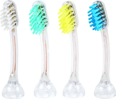 Produktbild von EMMI-DENT 65009 E4 4er Pack ErsatzbÃ1/4rstenköpfe