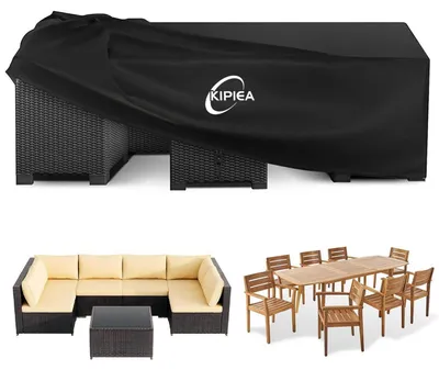 Produktbild von Schutzhülle für Gartenmöbel Wasserdicht 211x122x71cm 420D Oxford Gewebe Winddicht Anti-UV