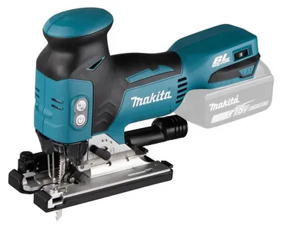 Produktbild von Makita DJV181ZJ, Schwarz, Blau, -45 - 45°, Überlastschutz, 13,5 cm, 2 cm, 1 cm