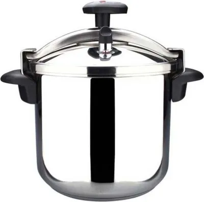 Produktbild von Schnellkochtopf Magefesa-Star, Edelstahl 18/10, 12 Liter, silber/schwarz