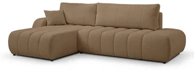 Produktbild von Ecksofa mit Schlaffunktion Baloa links Koniakbraun