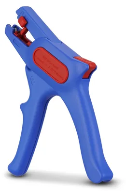 Produktbild von REV Kabelzange Abisolierzange 02-6mm² für schwer zugängliche Stellen blau