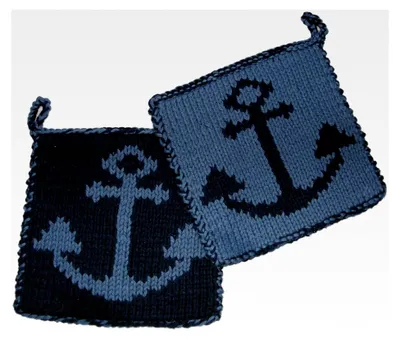 Produktbild von Gestrickte Topflappen, anschmiegsam und isolierend