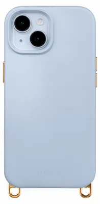 Productafbeelding van Selencia Rivièra MagSafe Backcover met afneembare haakjes voor de Apple iPhone 14 / 13 - Powder Blue