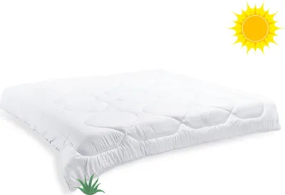 Zdjęcie produktu dla Francuska kołdra Aloe Vera letnia 200x200cm 600g