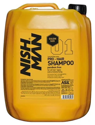 Obrázek produktu pro Šampon NISHMAN Pro-Hair, bez parabenů, 5 litrů