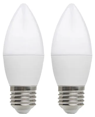 Produktbild von Kobi E27 LED-Lampe B35 9W 806lm 4000K tralweiß 2 Stück