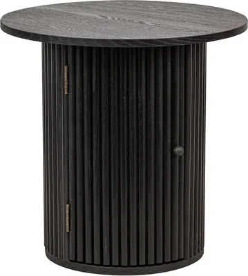 Produktbild von Beistelltisch aus Massivholz Schwarz