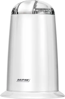 Image de MPM MMK-07 Moulin à café électrique, graines et noix, double lame en acier inoxydable, capacité de broyage 40g blanc