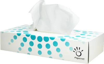 Produktbild von 40x Kosmetiktücher, Zellstoff, weiß, 2-lagig, Tuchgröße ca. 20 x 21 cm, Boxen à 100 Stück | Packung (1 Stück)