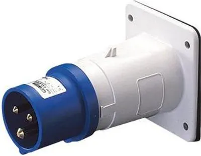 Produktbild von Gewiss GW60213 Elektrischer Standardverbindung 32 A 3P+T Gerade