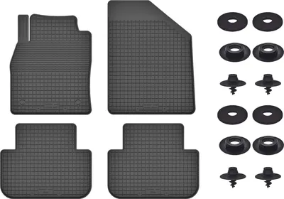 Produktbild von Gummimatten Mit Stoppern Für: Citroen Rifter (2018-) Schwarz Set