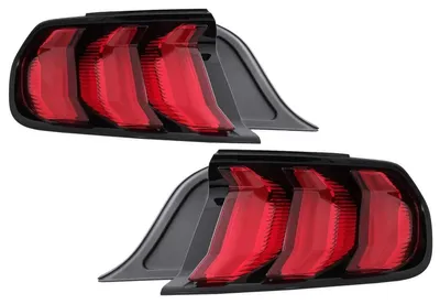 Zdjęcie produktu dla Tylne światła LED do Forda Mustanga VI S550 15-19 Czerwone dynamiczne światła zakrętowe.