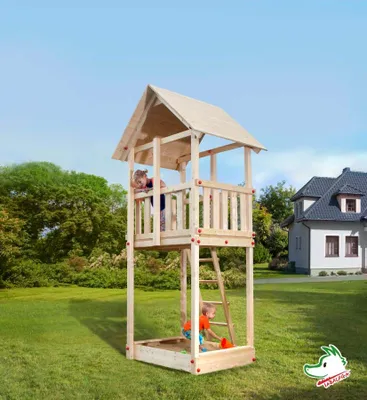 Produktbild von Tabaluga Drachenturm Satteldach B x T x H 150 x 165 x 331