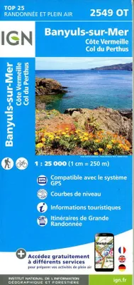 Image de Banyuls - Col du Perthus 1:25 000