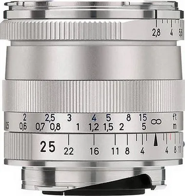 Zdjęcie produktu dla Obiektyw ZEISS Biogon T* 25mm f/2.8 ZM Silver kompatybilny z Leica