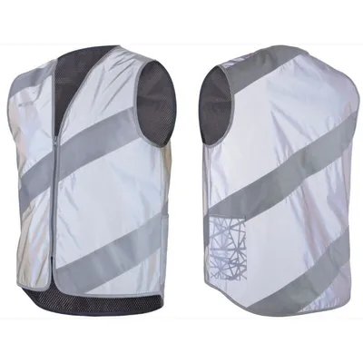 Produktbild von Wowow Sicherheitsweste Roadie Jacket Full Reflective, WOWOW, Größe L, grau