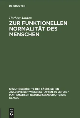 Produktbild von Zur funktionellen Normalität des Menschen
