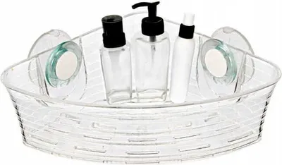 Produktbild von Geco Eckbadewannenkorb transparent
