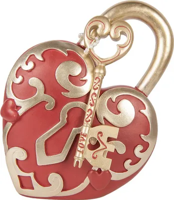 Immagine prodotto di Clayre & Eef figura decorativa cuore 22x9x30 cm plastica rossa