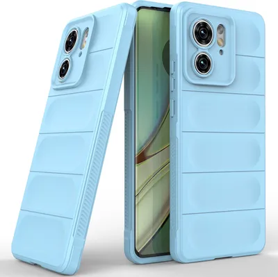 Immagine prodotto di Custodia per Motorola Edge 40 in morbido silicone TPU antiurto e copertura antiscivolo Blu