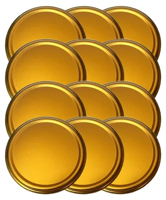Produktbild von 25 Twist-Off-Deckel Verschlüsse für Einmachgläser