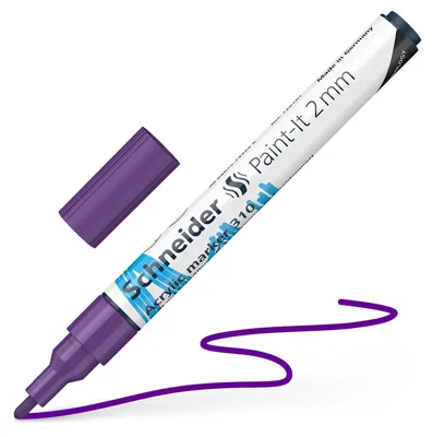 Zdjęcie produktu dla Marker akrylowy Schneider Paint-It 310 fioletowy