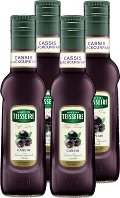 Produktbild von Mathieu Teisseire Getränke-Sirup Cassis 0,25L (4er Pack)