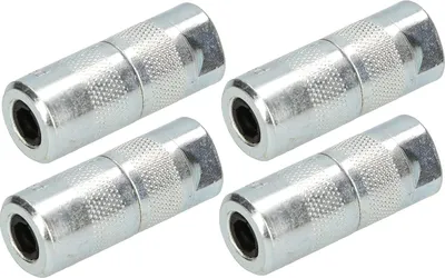 Image de KOTARBAU® Lot de 4 embouts hydrauliques à 4 mors pour pompe à graisse avec filetage M10x1