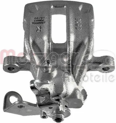 Productafbeelding van Remklauw achteras, rechts, vastklauwtype METZGER, geschikt voor onder andere AUDI A6