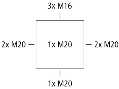 Immagine prodotto di Scatola di derivazione Spelsberg Abox 025-L 80240001
