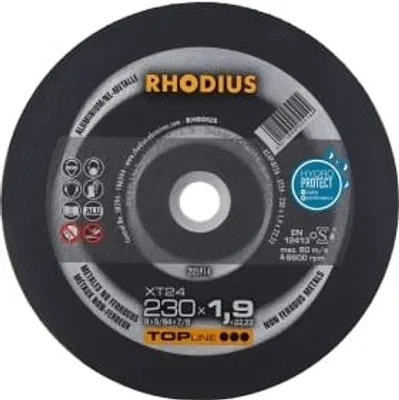 Produktbild von RHODIUS Extra dünner Trennscheibe XT24, 230 x 1,9 x 22,23, TOPline