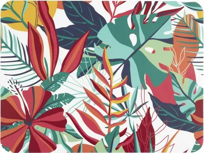 Produktbild von HowHomely Untersetzer Bunt Platzmatte 40x30 cm Tischmatte Deko