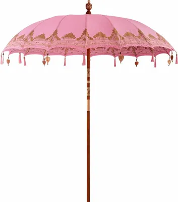Obrázek produktu pro Balijský slunečník růžový 215 x 215 x 260 cm
