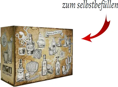 Produktbild von Spirituosen Adventskalender Spirits of the World zum Befüllen -ohne Inhalt-