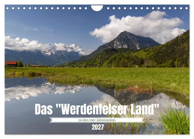 Produktbild von Werdenfelser Land (Wandkalender 2027 DIN A4 quer), CALVENDO Monatskalender