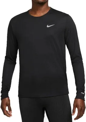 Produktbild von NIKE Df Uv Miler Top Langarmshirt Herren schwarz XL
