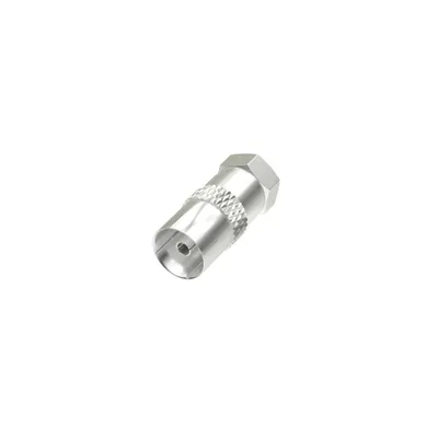 Zdjęcie produktu dla Hama 00205222, F-Typu, F, Adapter koncentryczny, Męska, Żeńska, Srebrny