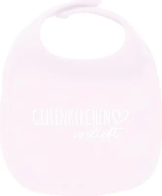 Produktbild von Huuraa Unisex Babylatz Geilenkirchen verliebt Geschenk Babypink  Baumwolle Geilenkirchen Mitbringsel