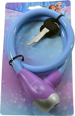Produktbild von Disney die Eiskönigin Disney Frozen – Kabelschloss – Hellblau Lila