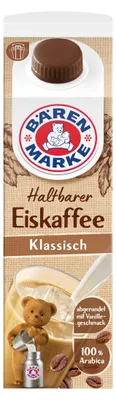 Produktbild Bärenmarke Haltbarer Eiskaffee Klassisch erfrischender Genuss 1000ml