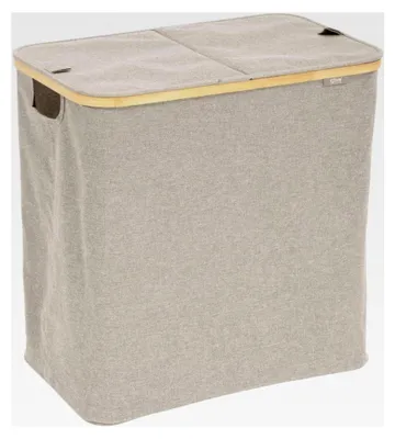 Produktbild von Wäschekorb "tidy box" 80l faltbar doppelt grau