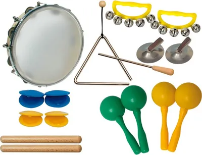 Zdjęcie produktu dla Minizestaw 4 instrumentów perkusyjnych Goldon (30030)