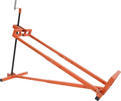 Produktbild von Rasenmäherheber - Rasenmäher-Lift - 399 kg Tragkraft - Hubhöhe 73,7 cm - Q235 Kohlenstoffstahl - Orange