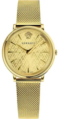 Produktbild von Versace Damen Uhr Armbanduhr V-Circle VBP060017 Edelstahl