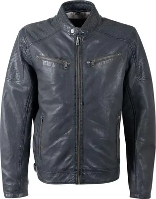 Produktbild von Mauritius Lederjacke Herren MMBroum blau Streetwear 100% Leder XL