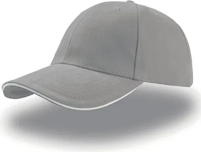 Image de Atlantis | Liberty Sandwich Cap / casquette / bonnet / chapeau - Couleur : Light Grey/White - Taille : One Size