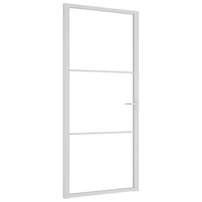 Immagine prodotto di Porta Interna 93x201,5 cm Bianca in Vetro ESG e Alluminio