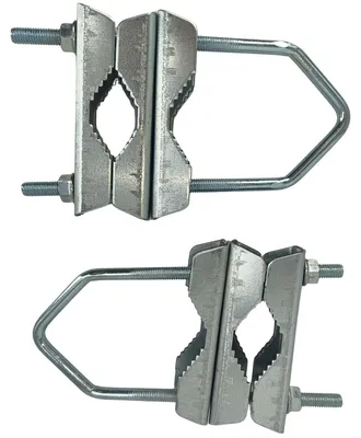 Produktbild von PremiumX 2x Mastschelle Sat Mast Rohr Doppelschelle Mastdoppelschelle